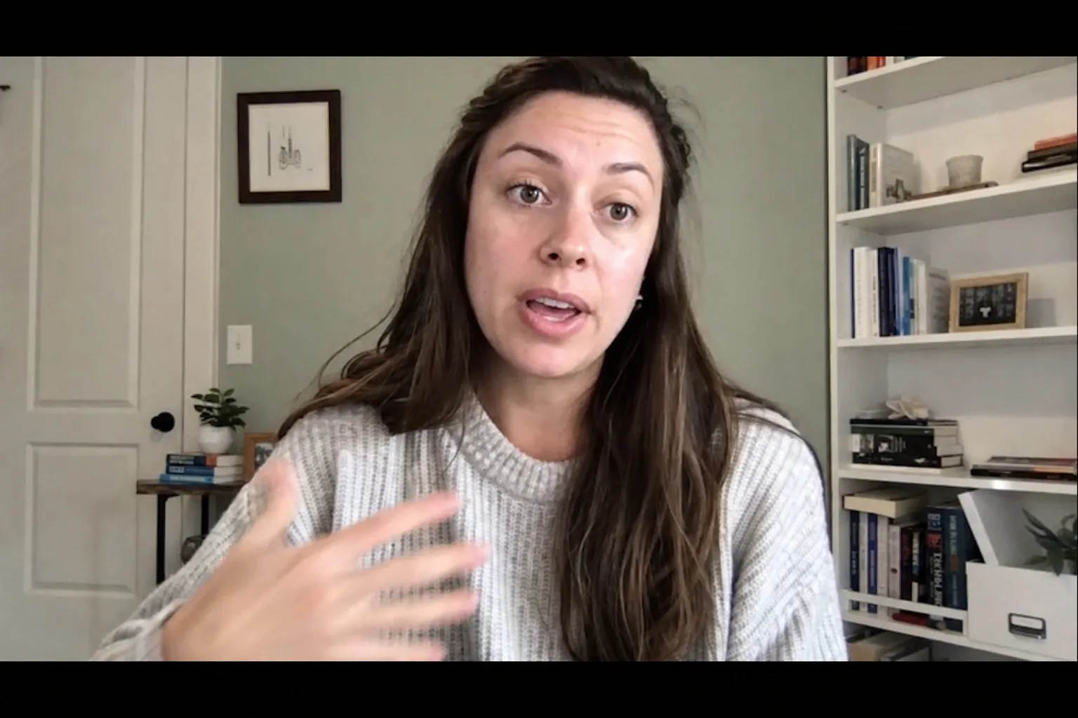 Research lead reviewing a live creator interview session